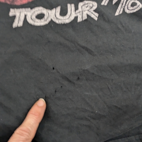 the Rolling Stones U.S. Tour '78 Repro Intentionally Distressed Tee Medium - Picture 7 of 10